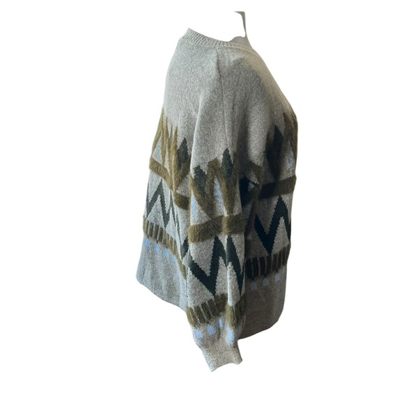 Anthropologie Akemi + Kin Tribal Print open front Cardigan Sweater O/S NWT - Picture 3 of 14